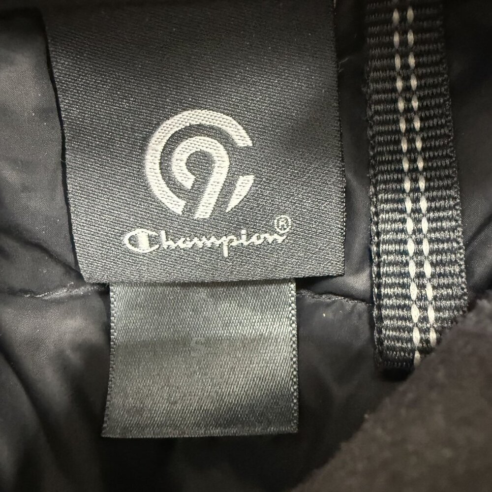 Champion C9 Puffer Jacket Mens Small Black Down - Picture 2 of 8